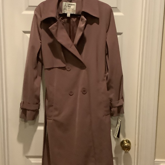 London Fog Taupe Trench Coat, large, all weather - Picture 1 of 14
